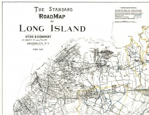 The Standard Road Map of Long Island, 1897