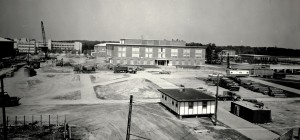 Photograph of the Melville Library taken on June 2, 1970.