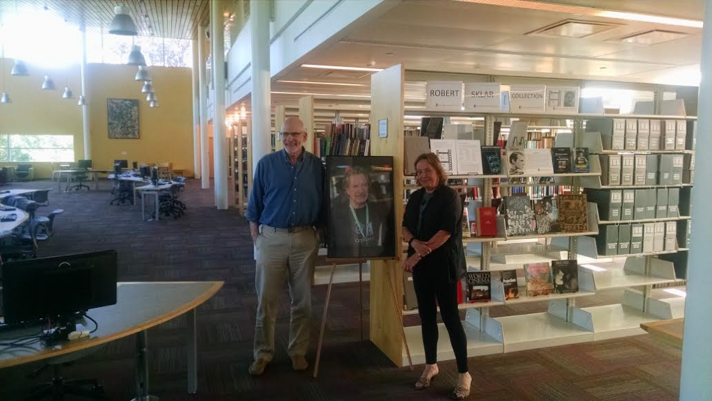 Adrienne Harris with SBU Professor and Novelist Robert Reeves