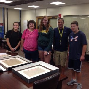 Visitors to Special Collections on Culper Spy Day, September 16, 2017.