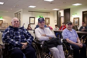Special guests from the Long Island State Veterans Home. October 19, 2017.