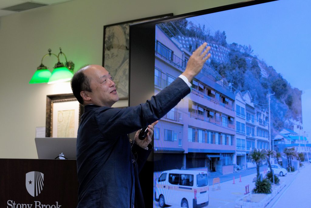 Mr. Yoji Nishigaya lecturing