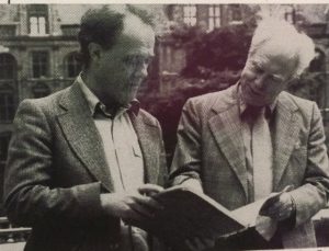 Image of Charles Rosen with friend