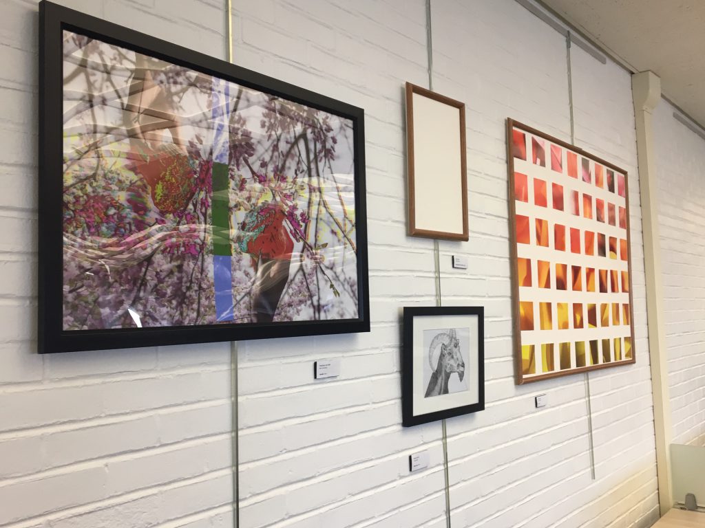 Student Art Show, North Reading Room, Melville Library