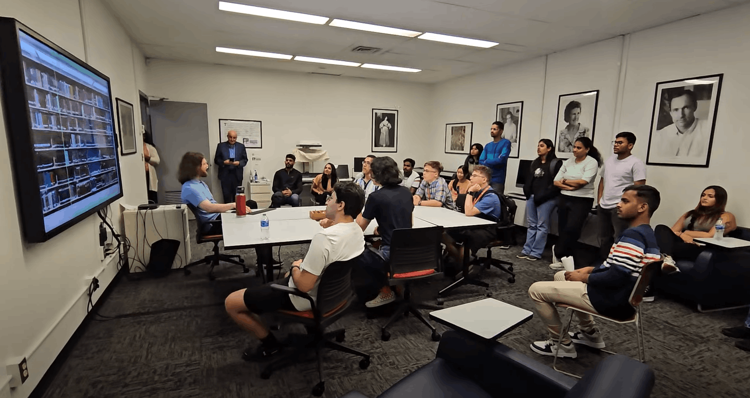 Library AI Club gathering at Stony Brook University Libraries