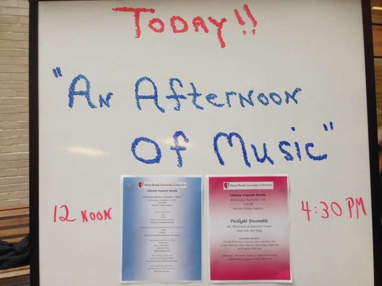Library Concert Series Undergraduate Chamber Music Stony Brook