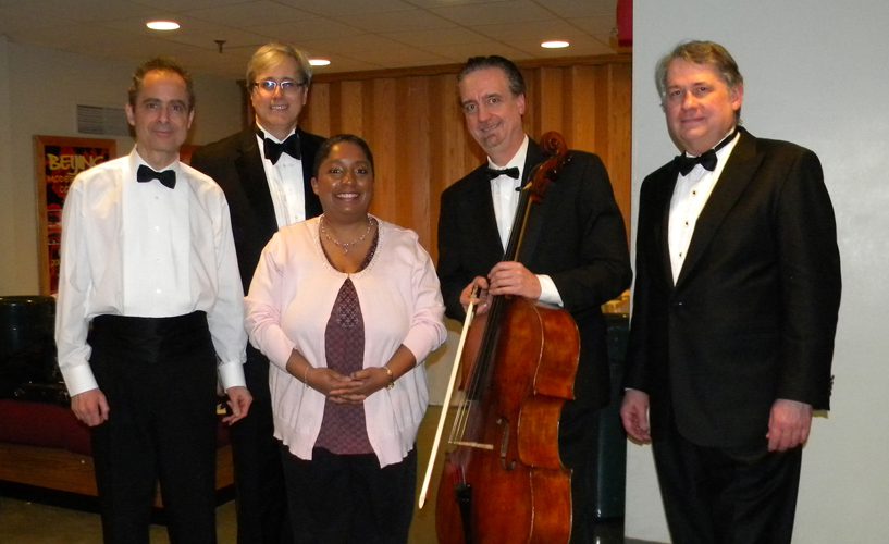 Gisele Schierhorst with Emerson Quartet