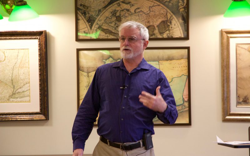 Dan Davis presents at the STEM Speaker Series on "Mapping the Geology of Long Island"