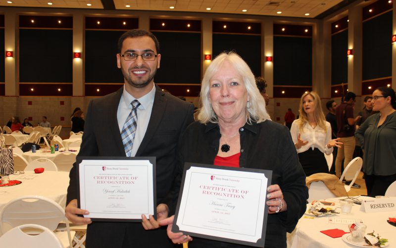 Yousef Hailabeh, Student Employee Special Recognition Hanne Tracy, Student Supervisor Special Recognition