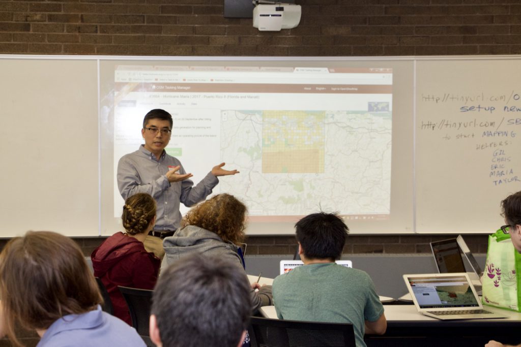 SBU Libraries hosts campus Mapathon event to assist Puerto Rico