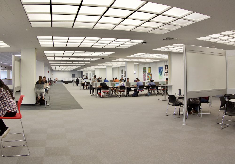 Redesigned library spaces