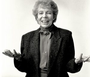 Photograph of Jane Porcino from the Jane Porcino Collection, Special Collections, SBU Libraries.