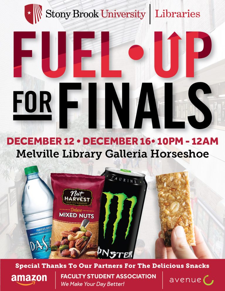 Fuel Up For Finals Stony Brook University Libraries