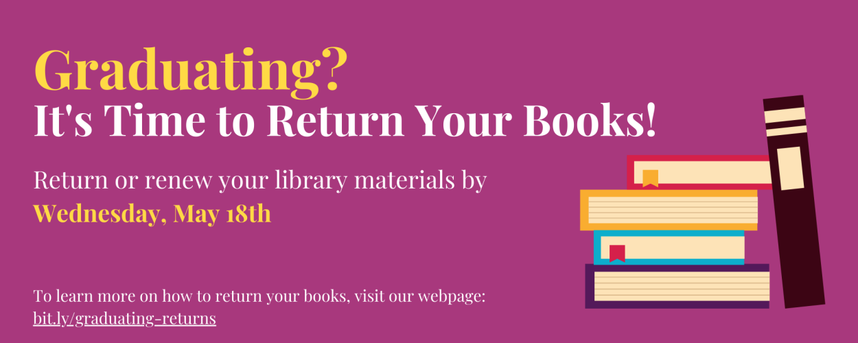 Graduating students: Ways to return library materials