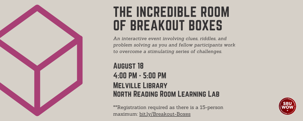 Incredible Room of Breakout Boxes