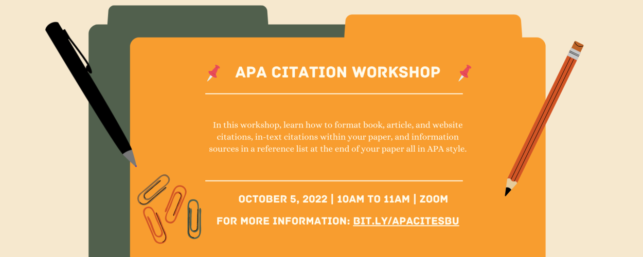 APA Citation Workshop