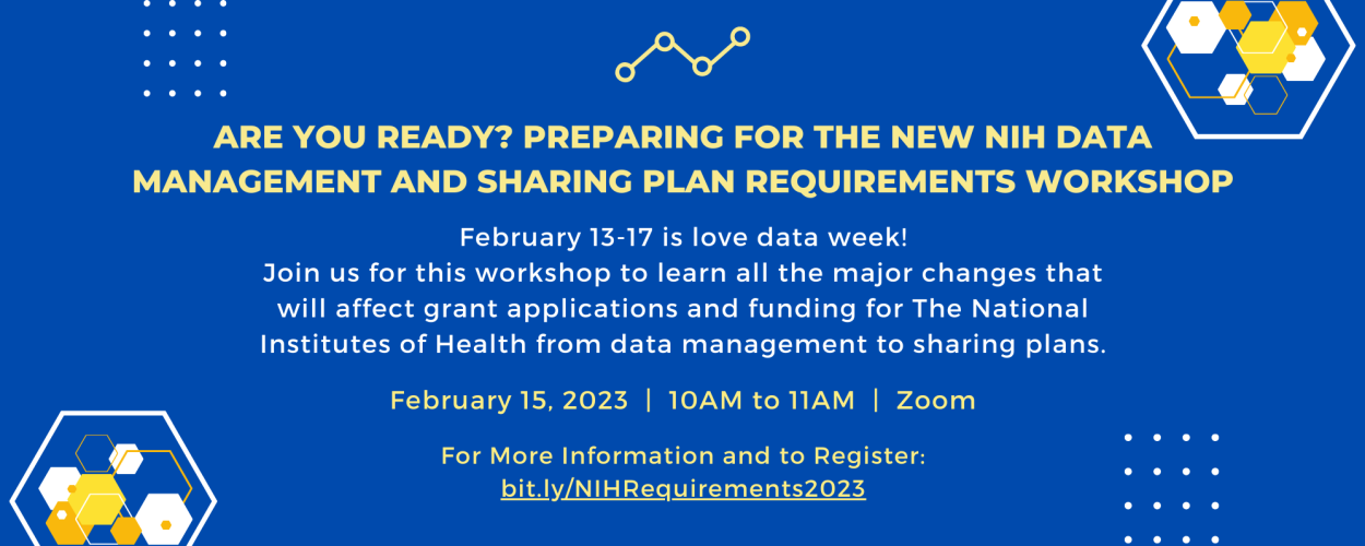 NIH Data Management Requirements