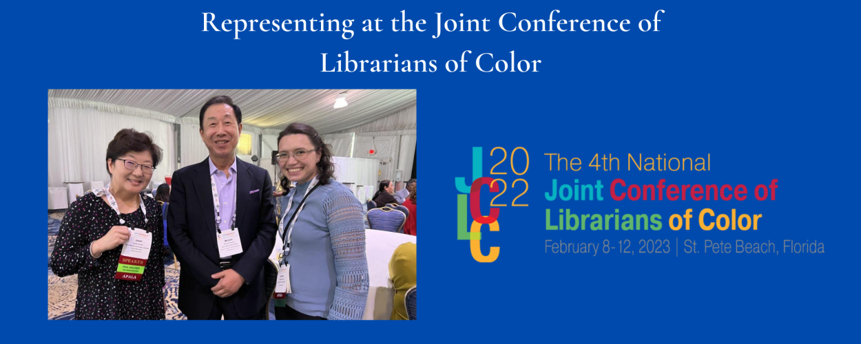 REPRESENTING SBU AT JOINT CONFERENCE OF LIBRARIANS OF COLOR