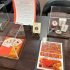 Photograph of books and artifacts about Chinese food and culture. Taken at the Art Crawl in Special Collections, Melville Library, Stony Brook University on April 26, 2023.