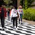 Located behind the Melville Library, the Zebra Path was originally painted in 1981 by Stony Brook student Kim Hardiman ‘82 as part of an advanced seminar in public art. The 232′ x 12′ handpainted walkway, regularly refurbished with new coats of paint, constitutes one student’s lasting tribute to the Stony Brook campus. Read more.