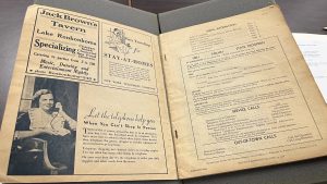 Page from a 1936 Long Island Telephone Directory.