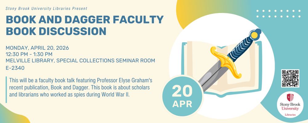 4.20.26_Book and Dagger Faculty Book Discussion_WBannerQR (1)