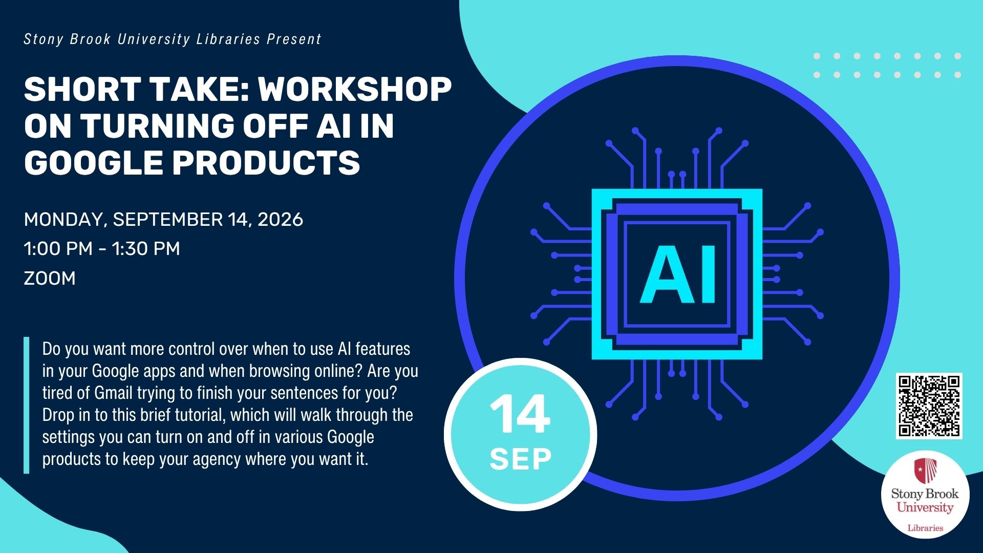 9.14.26 Short take Workshop on turning off AI in Google products Library Webpage