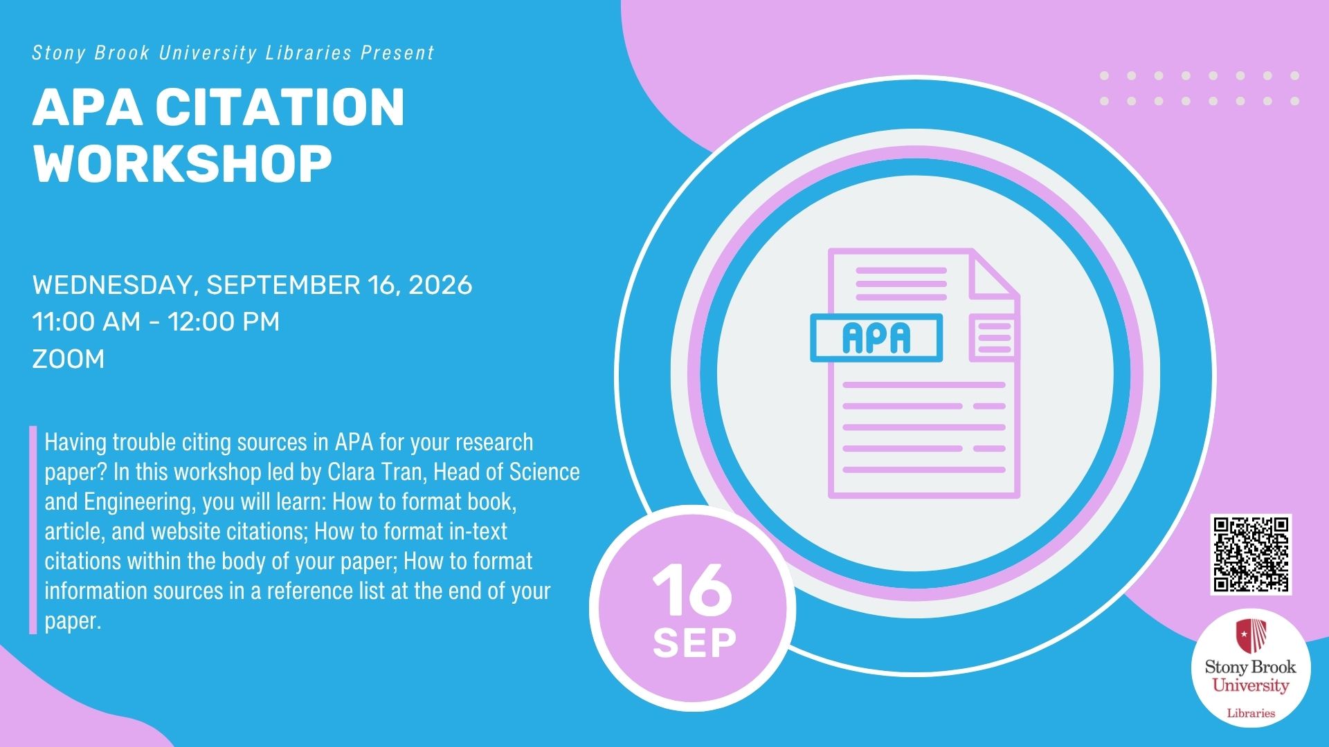 9.16.26 APA Citation Workshop Library Webpage