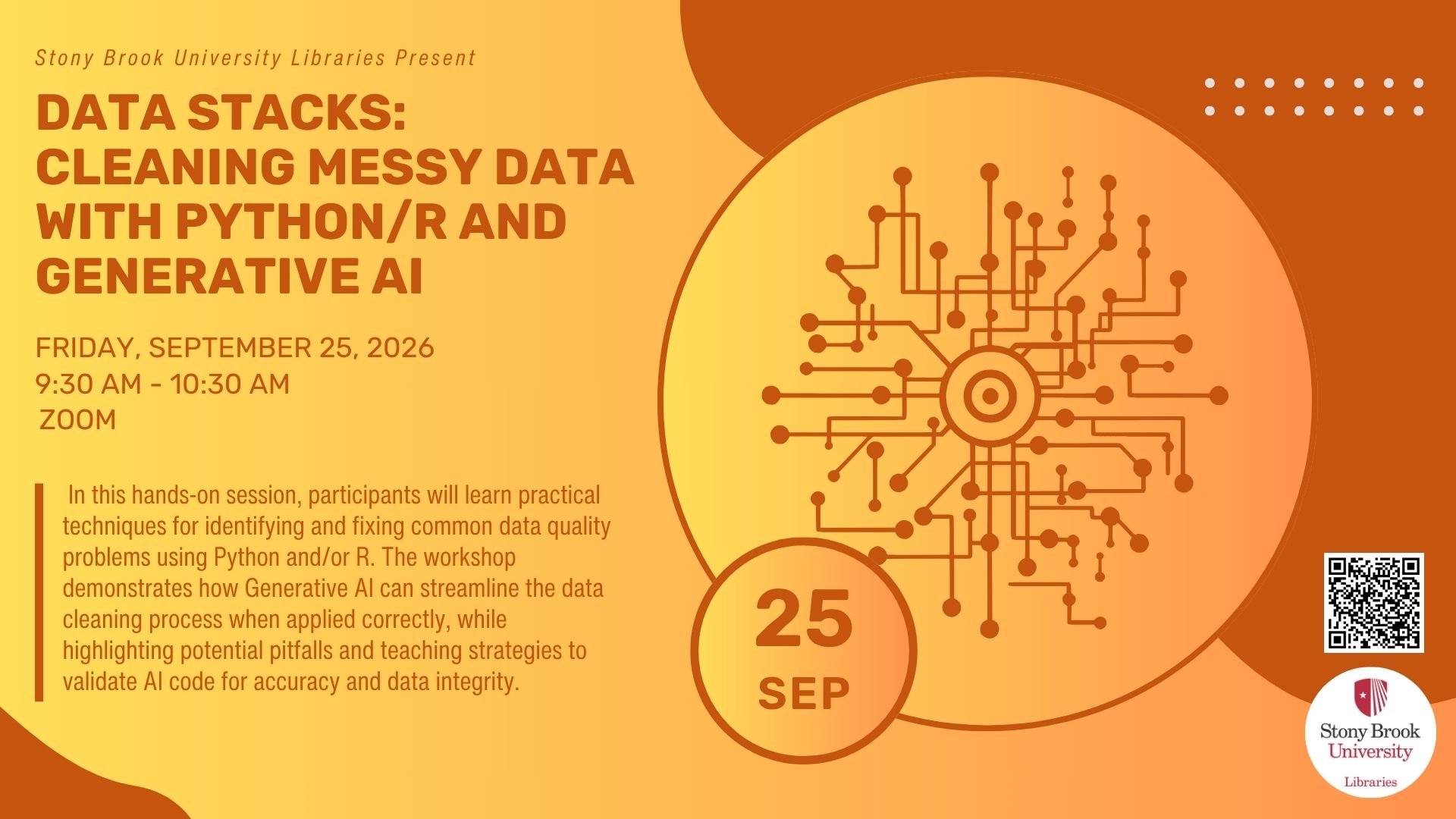 9.25.26 Data Stacks Cleaning Messy Data with PythonR and Generative AI Digital Signage