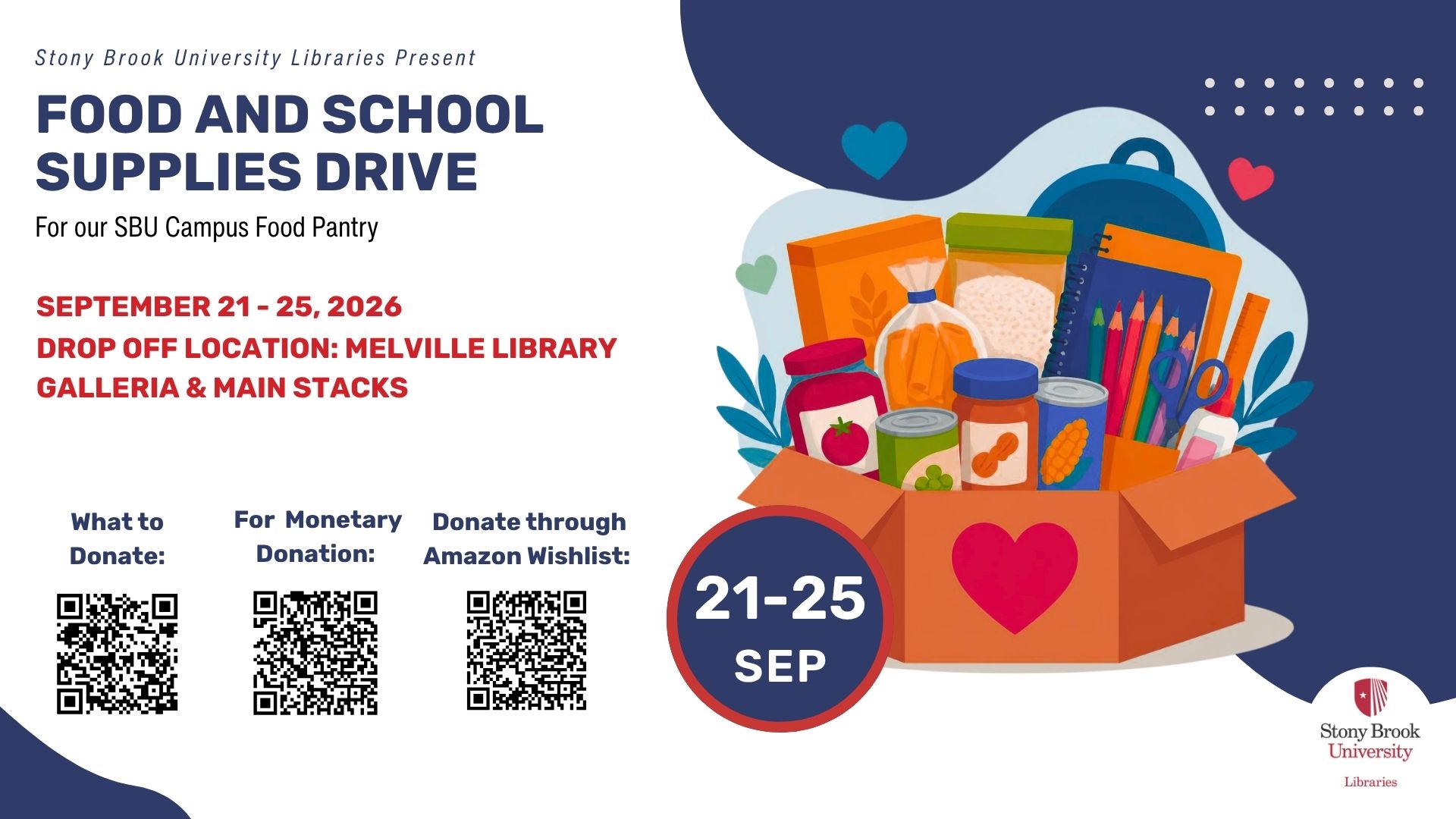 Food and School Supplies Drive Sept 2026 ScalaQR