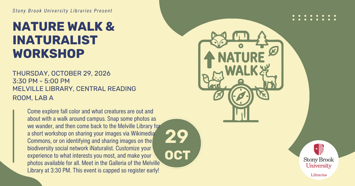 Nature Walk & iNaturalist Workshop Template SB Engaged